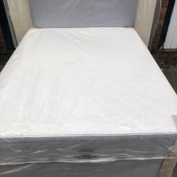 BRAND NEW DOUBLE BED WITH QUILTED MATTRESS INCLUDED!🔥
•8 INCH ORTHOPAEDIC SPRING MATTRESS
•HAND TUFTED
•ROD EDGE SUPPORT
•MATCHING BASE(extra strong with added supports)
•WHEELS + ATTACHMENTS INCLUDED
WE DELIVER IN PERSON TO ENSURE A HIGH LEVEL SERVICE!
BED+MATTRESS IS £159 CAN INCLUDE MATCHING GREY HEADBOARD FOR £25 IF NEEDED👍
FREE BIRMINGHAM DELIVERY!(For other areas please message a postcode before hand)
Call or message on 07902888477
