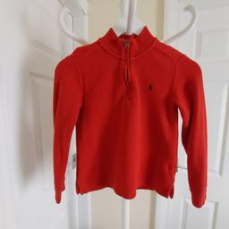 Jumper "Polo Ralph Lauren"

Red Colour

Good Condition

Actual size: cm

Length: 47 cm

Length: 30 cm from armpit side

Shoulder width: 34 cm

Length sleeves: 47 cm

Volume hand: 30 cm

Volume breast: 72 cm – 80 cm

Volume waist: 71 cm – 73 cm

Volume hips: 75 cm – 80 cm

Size: 7 Years

87 % Cotton
13 % Polyester

Exclusive of Decoration

Made in Vietnam