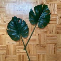 Verkaufe zwei künstliche Monstera Blätter „Smycka“ von IKEA, 80 cm.

Neupreis pro Blatt liegt bei 4,99€.

Kaum gebraucht, in Top Zustand.

Abzuholen in Neckarstadt-West.