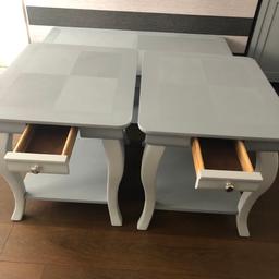 Up cycled in two shades of grey

28”x23”x24” side tables x2