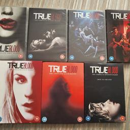 Complete true blood collection boxsets 1-7 good condition. collection only