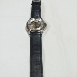 vintage mens rotary skeleton automatic watch mint condition never been worn all original