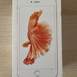 iPhone 6s Plus in rose gold colour and 32gb.

Selling on behalf of my daughter as no longer needed.
Am afraid it comes with no usb adapter and cable thing. Just the mobile.
No SIM restriction thus unlocked to any network. 

From a smoke and pet free home.