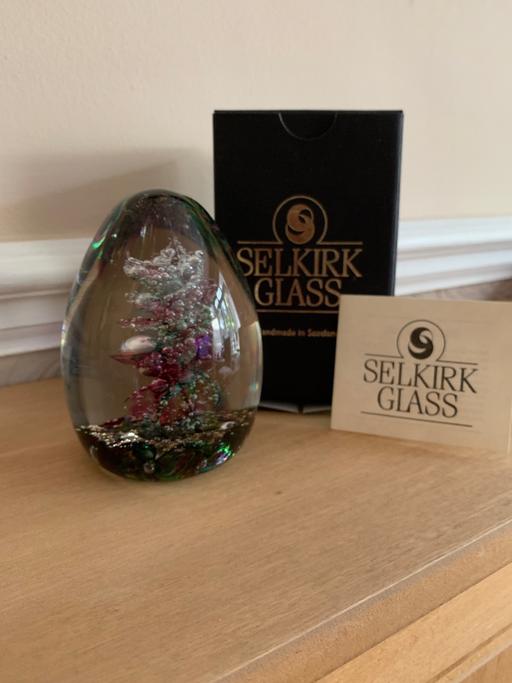 Buy & Sell Essex Thurrock - Essex - Photos for Selkirk Glass Scotland Paperweight