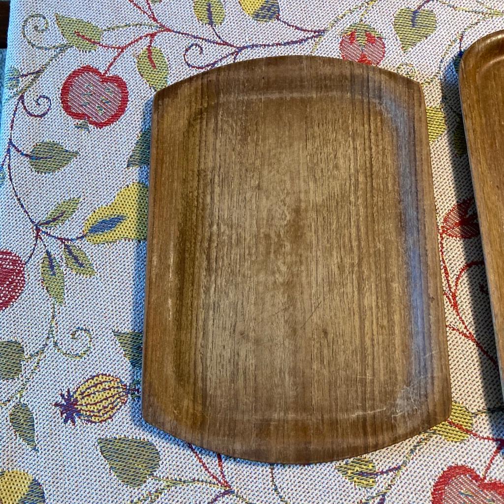 Holztablett Serviertablett Tablett Retro Vintage