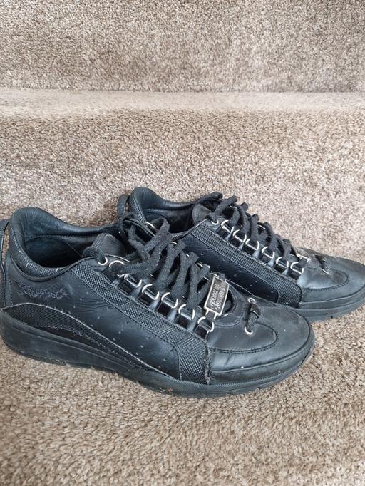 Buy & Sell Merseyside Liverpool - Photos for DSquared mens black trainers/shoes size 40.5