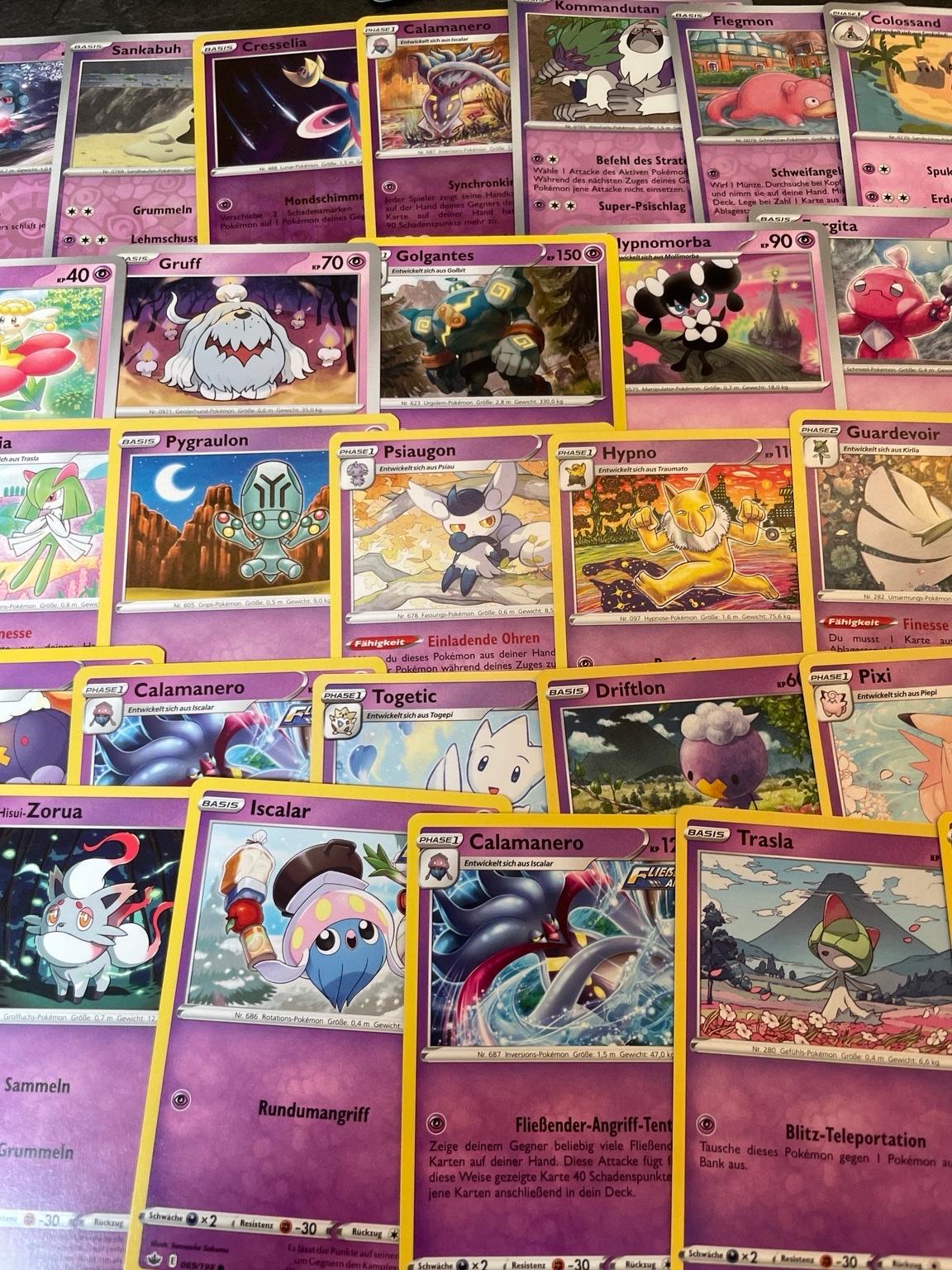 Pokemon Sammelkarten Set Typ PSYCHO in 6232 Gemeinde Münster für 20,00