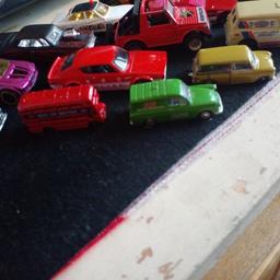 selection of cars includes a old escort
old astra
old Capri 
even 00 gauge bus n minis  offers if interested