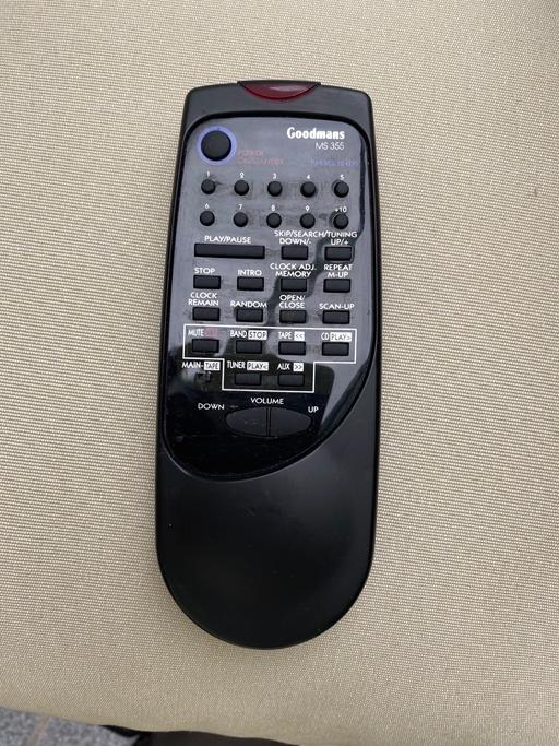 Buy & Sell West London Gunnersbury - West London - Photos for Goodmans MS355 remote control for stereo