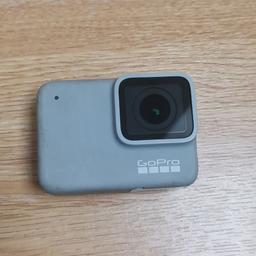 GoPro Hero 7 White Action Camera

CASH ON COLLECTION ONLY, NO DELIVERY AND NO SWAPS

Overall good condition, some signs of use

The microphone is faulty, so when you playback video recordings, all you hear is static interference

Comes with usb lead only