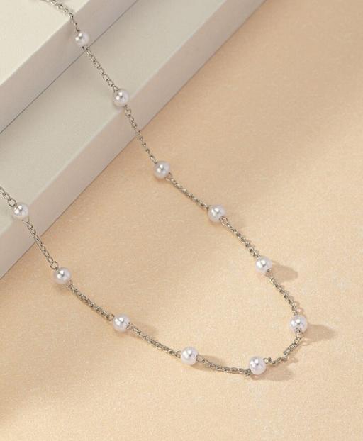 Buy & Sell Greater Manchester Rochdale - Photos for Pearl Necklace. Sterling Silver