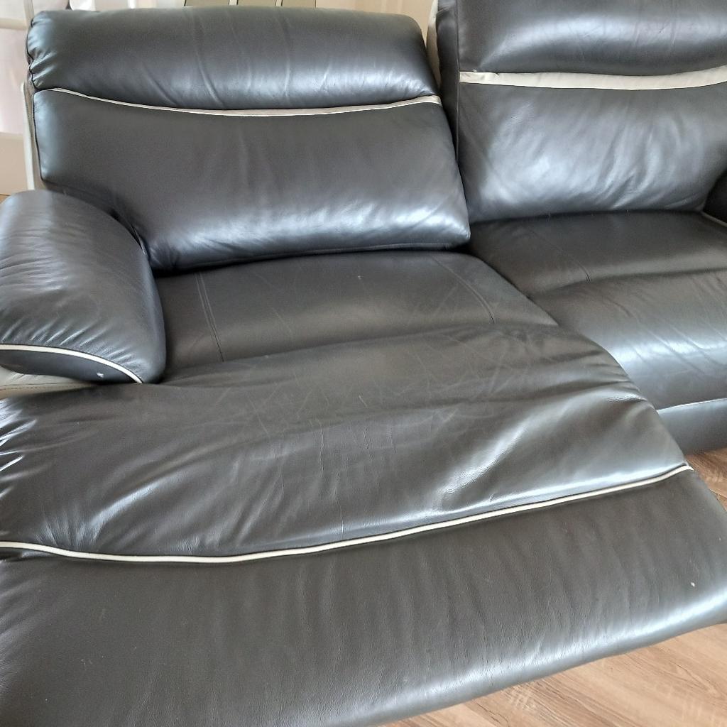 Recliners 3 seater sofa + Armchair Leather in L23 Crosby for £1,500.00
