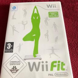 Nintendo Wii fit fitness game balance board required