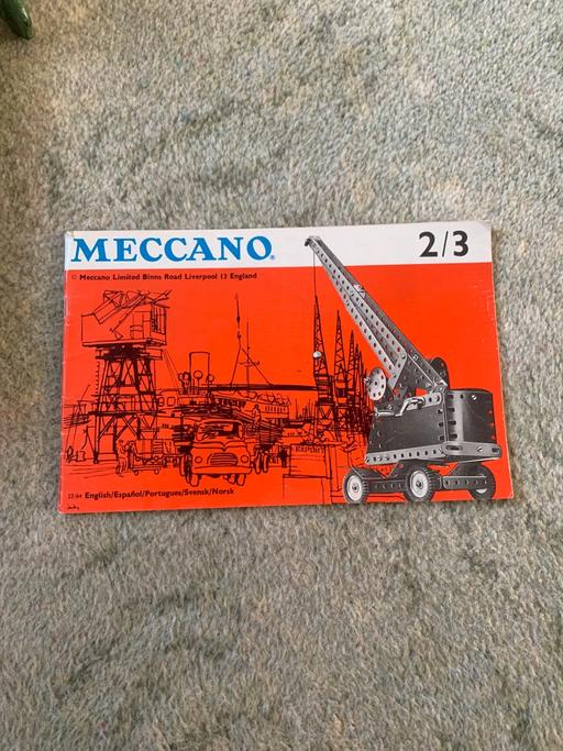 Buy & Sell Hertfordshire St. Albans - Photos for Vintage Meccano instruction book for set 2/3