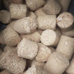 firewood briquettes for log burner give off lots of heat. come in 15/20 kg rubble sack bags. eco friendly while keeping warm. compressed sawdust 07 93 93 47 959 collection only or local delivery