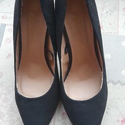 Black 3inch high heeled shoes,  Brand name is Atmosphere, only worn twice as I can no longer walk in heels. 
size 8, very good condition.  
Collection WS4 or can post.