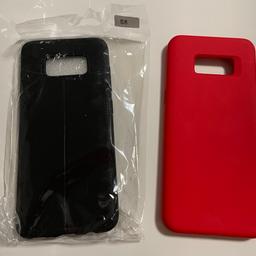 Hüllen für Samsung Galaxy S8
Schwarz neu
Rot gebraucht, sehr guter Zustand