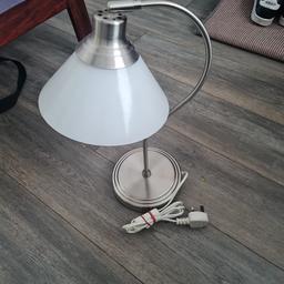 beautiful bed side lamp with a switch. used for couple of months.