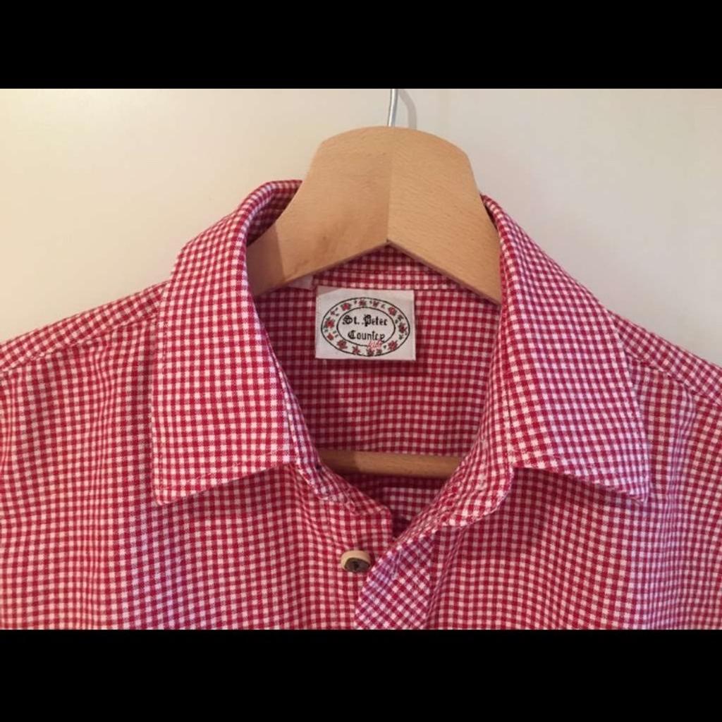 Rot kariertes Trachtenhemd, Krempelärmel
wie neu
Anprobe gerne möglich
Versand trägt Käufer
Übergabe kann auch vereinbart werden