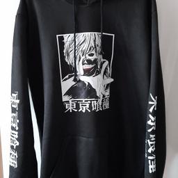 Tokyo Ghoul mens/boys hoodie
Asian sizing xl so wld fit uk m/l depending on how baggy you wear it.
I brought this for my son for his bday but by the time he got it he had grown so it was a little small for him so it's never been worn.
collection Uxbridge