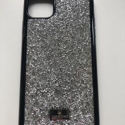 Swarovski iPhone 11 Pro Max case silver and black excellent condition £10.00 collection only