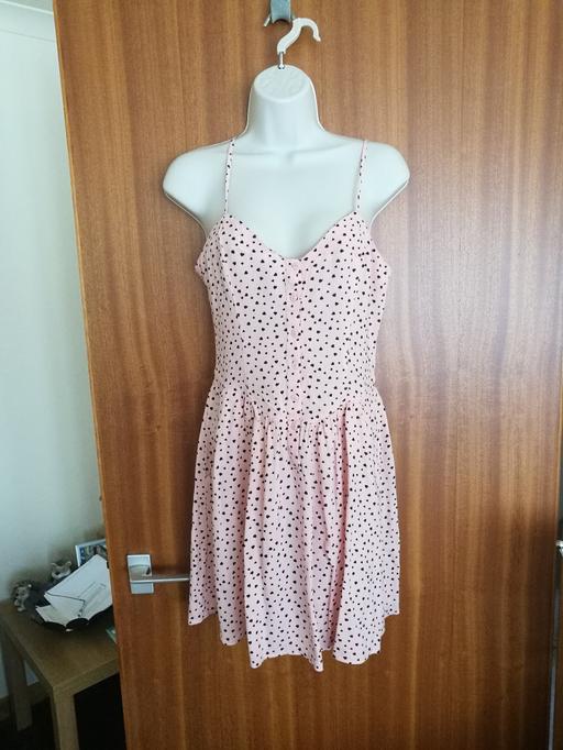 Buy & Sell South Lanarkshire Stonehouse - South Lanarkshire - Photos for Peach Black Polka Dot Dress