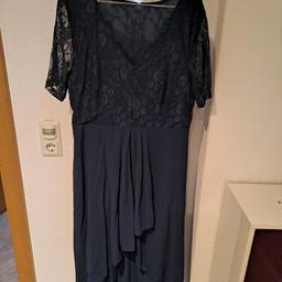 Abendkleid Kurzarm mit V Ausschnitt Größe XL