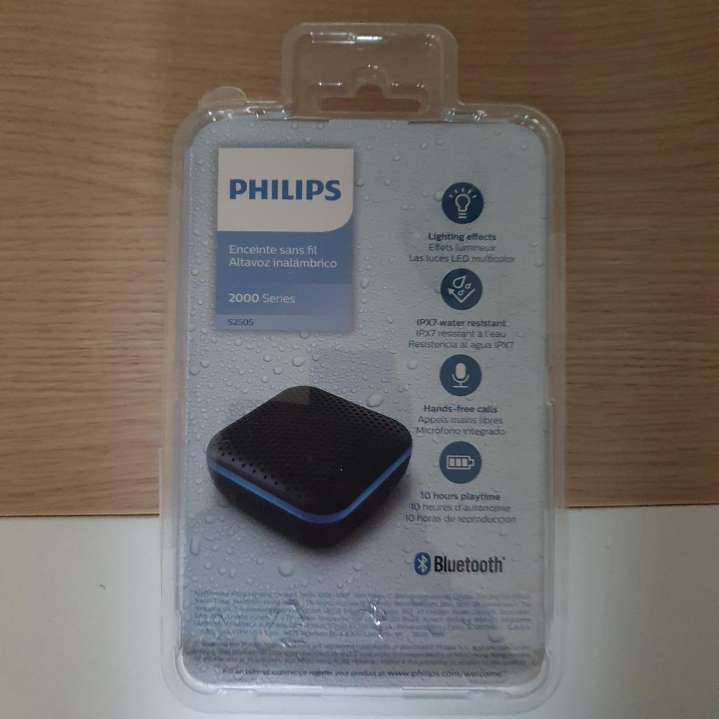 Verkaufe hier einen neuen und noch verpackten
Philips Wireless Speaker Waterproof Bluetooth Lautsprecher Akku, NEU OVP
Siehe Fotos
Festpreis : 16 €