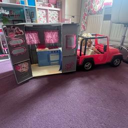 Our generation camper van table and jeep good condition you can have the boy doll for free as he is missing is shorts collection Barnsley S70
