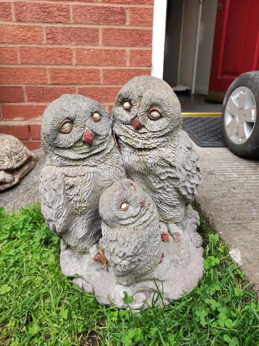 Buy & Sell West Midlands Sandwell - Photos for Old very heavy garden ornament owl family