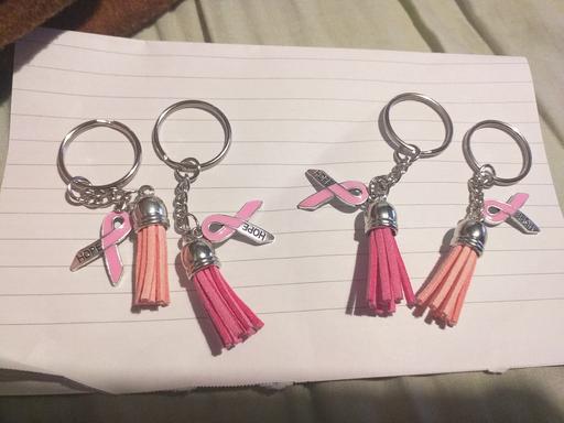 Buy & Sell West Midlands Dudley - Photos for Four Handmade Keyrings (Hope Pink Ribbons)