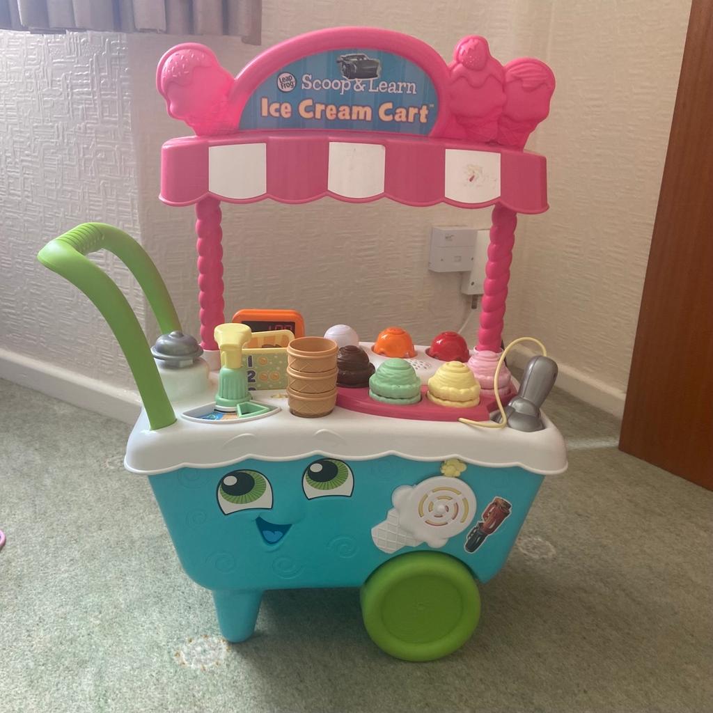 LeapFrog Scoop and Learn Ice Cream Cart in S65 Rotherham für £ 15,00