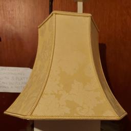 Large Vintage Lampshade ideal for Floor Standing Lamp or for Props Co, can be recovered or used in the Vintage Condition it is. 
CASH ON COLLECTION ONLY 
NO OFFERS