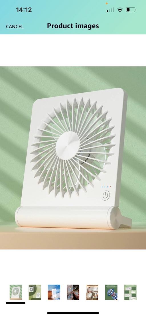 Buy & Sell West Midlands Solihull - Photos for BIVBTP Desk Fan, USB Desk Fan With 2000mAh