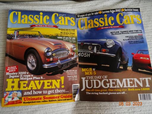 Vehicles West Midlands Sandwell - Photos for 13 Classic Car Magazines 1996 to 1998