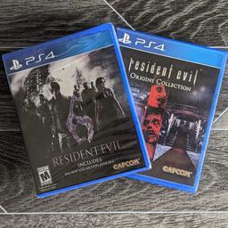 Resident Evil Game, one new and other pre owned in exellent condition.

£13 - Resident Evil Origins (owned)
£18 - Resident Evil 6 HD Remake (new)
£25 - For Both Games
______________________________
+ Collection: Cash/Digital Payment
+ Delivery: Direct Payment Bank/Cashapp
- Whatsapp: 07810 497 191

Thanks for viewing