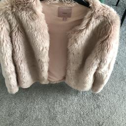 Baby pink lovely jacket  great on. From next size  but fits more like 10