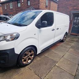 Peugeot expert 
2018  68 plate 
Euro 6 
Mwb
145  tho miles 
Mot October 
One owner 
Air con 
Half leather interior 
No rips in seats 

Electric windows 
Electric mirrors 
DAB radio 
2 x keys
Full logbook 
Plylined in rear 
Twin side loading door 
17 inch alloys 
Dead locks with 2 keys 
Bulkhead 
Couple of age related marks nothing  major 
Very cheap van 
Price to sell 
Any inspection welcome 
£7695 ovno. No vat !!!!!!!!!!!£7695ovno no vat !!!!!!!