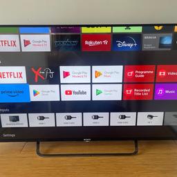 Hello

I have for sell Sony Bravia Smart TV 49” Android TV coming with remote. 

Fully working no issues