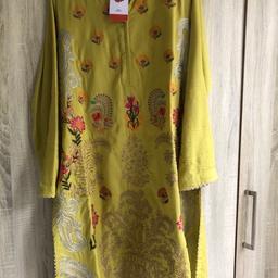 Very elegant Khaadi 2 piece kurtaa and trousers size 12
Ideal for all occasions
Brand new with tags