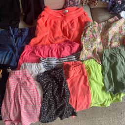 Huge aged 7-8 clothing bundle, consists of 12 pairs of shorts (some are aged 6-7 but come up larger in size), lots of pairs of long and short leggings, t shirts, two pairs of Harry Potter pjs, swimsuit and two denim pinafores.  Mostly Next branded and most are barely worn at all so are in great condition. £20, collection only.