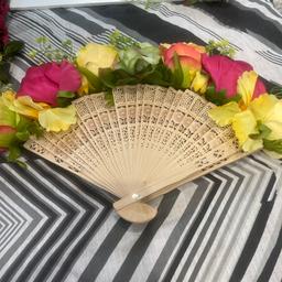 Wedding/special occasions mirror and fan