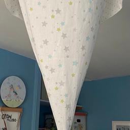 Silver cloud counting sheep light cover. Super condition. Smoke free home. Other matching items available too in other listings - curtains, changing mat, blanket, quilt and musical mobile.