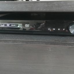 LG DVD home cinema system with Sub Woofer and 5 speakers set. Model DH4430P
Original remote, manual and box. Need to check wiring on 2 of the small speakers. Collection only due to weight!
