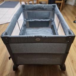 Babylo Travel Cot, Next To Me Basinet

Melange Grey.

With dropside, and two mattress levels if required.

In excellent condition, only used a handful if times.

Can deliver for charge, near offer accepted.