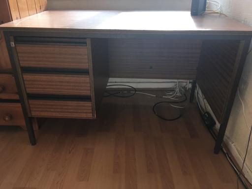 Buy & Sell West Midlands Birmingham - Photos for Bedroom office wood metal desk draw lockable