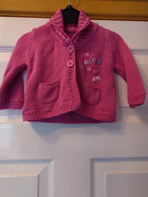 Buy & Sell Leicestershire Charnwood - Photos for Baby girls pink cardigan size 0-3 months