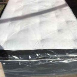 basic divan base and mattress 

delivery available