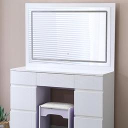 We have 2 types of dressing table
1) round mirror
2 square mirror
And three colours available
Black,white,gray