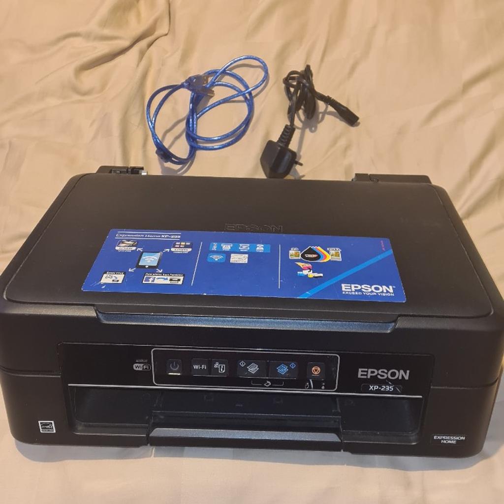 Epson Expression XP-235 Printer. With Power And USB Leads + 10 Ink Cartridges. Spares or repairs. See photos for condition size flaws materials etc. I can offer try before you buy option if you are local but if viewing on an auction site viewing STRICTLY prior to end of auction.  If you bid and win it's yours. Cash on collection or post at extra cost which is £8.95 Royal Mail 2nd class. I can offer free local delivery within five miles of my postcode which is LS104NF. Listed on five other sites so it may end abruptly. Don't be disappointed. Any questions please ask and I will answer asap.
Please check out my other items. I have hundreds of items for sale including bikes, men's, womens, and children's clothes. Trainers of all brands. Boots of all brands. Sandals of all brands.
There are over 50 bikes available and I sell on multiple sites so search bikes in Middleton west Yorkshire.